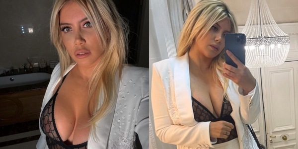 Wanda Nara misteriosa: gli scatti postati e poi rimossi