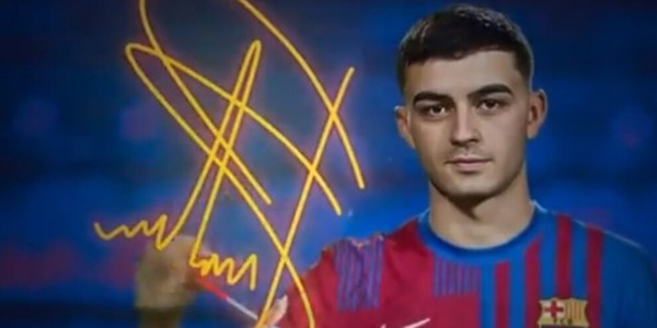 Pedri al Barça fino al 2026: super clausola di 1000 milioni