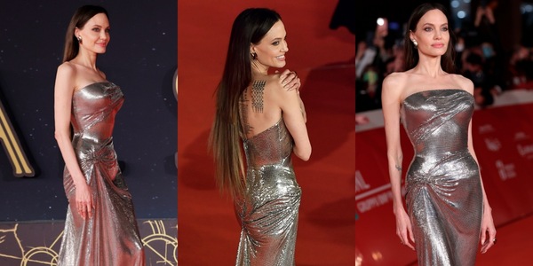 Angelina Jolie incanta sul red carpet al Festival del Cinema di Roma