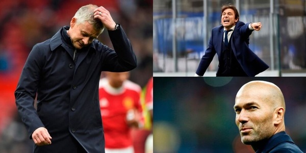 The Sun: "Conte o Zidane per sostituire Solskjaer allo United"