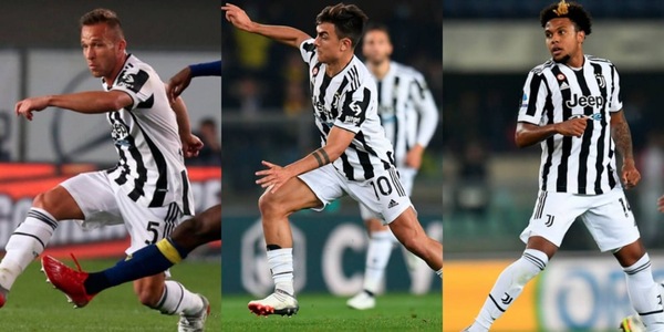 Pagelle Juve: Arthur arrugginito, Rabiot lento. Si salvano Dybala e McKennie