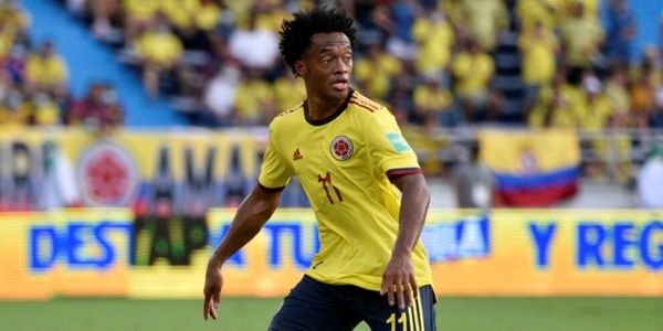 Qualificazioni Mondiali 2022, Cuadrado convocato dalla Colombia
