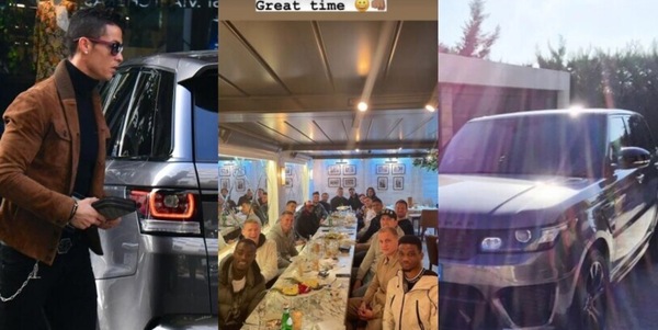 Cristiano Ronaldo, parcheggia male la Range Rover e si becca la multa al pranzo dello United!