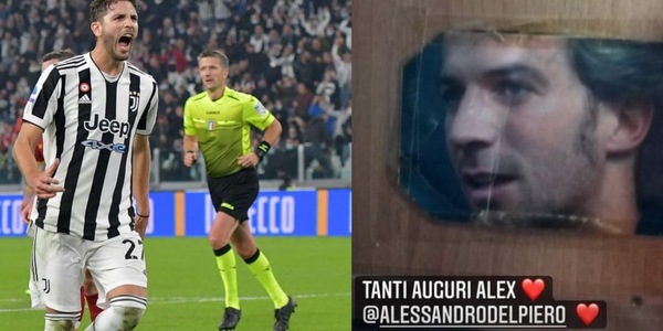 Del Piero, gli auguri di Locatelli dalla sua vecchia cameretta