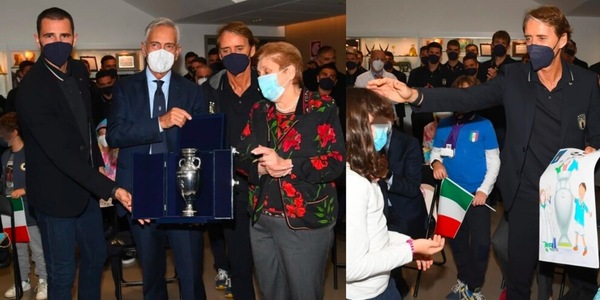 L’Italia torna al Bambino Gesù con la Coppa di Euro 2020