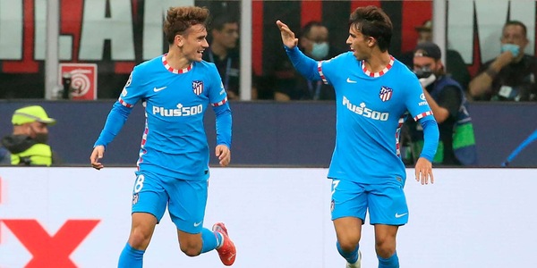 L’Atletico Madrid affronterà il Milan senza Griezmann e Joao Felix