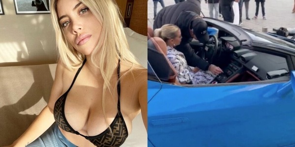 Wanda Nara in Lamborghini: Icardi sta pensando a un nuovo regalino per scusarsi?