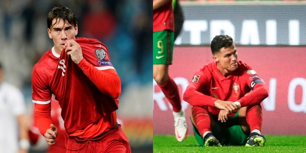 Vlahovic: "Ecco cosa ho detto a Cristiano Ronaldo dopo averlo battuto"