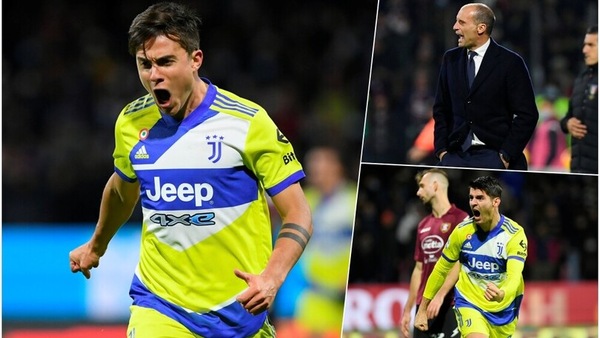 Salernitana-Juve 0-2, le pagelle bianconere: brillano Dybala e Morata
