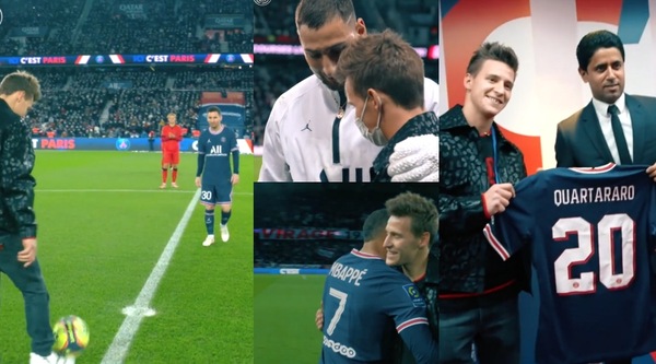 MotoGp, Quartararo show: col PSG dimentica la Juve e palleggia con Messi