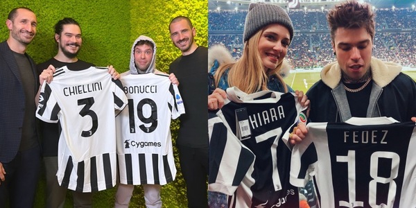 Bonucci regala la maglia a Fedez: e c'è anche Chiellini! Il post social
