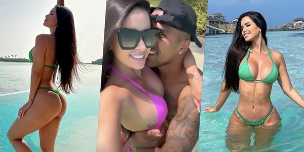 Nathalia Felix, bikini esplosivo alle Maldive