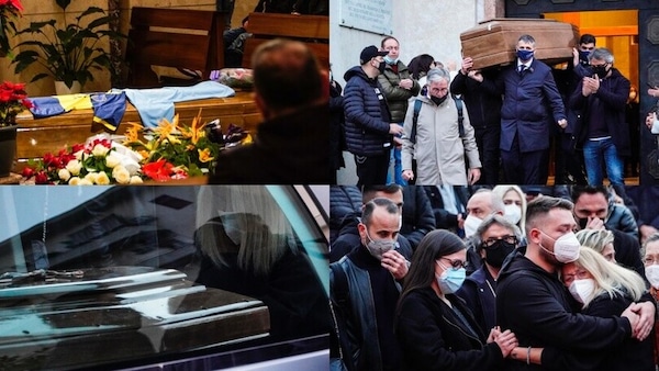 Commozione per i funerali di Hugo Maradona a Napoli