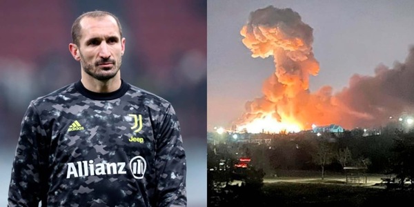Chiellini e il messaggio sulla crisi in Ucraina: l'appello social