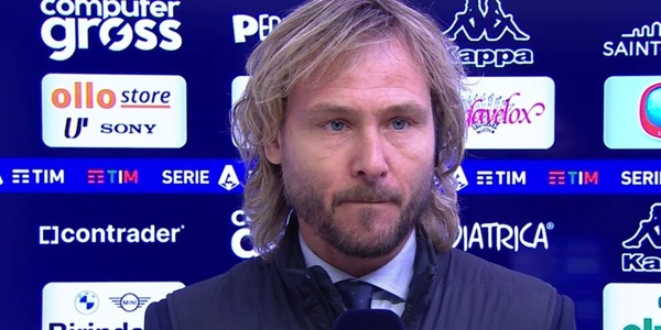 Juve, Nedved si emoziona in tv: “Parlare di calcio è difficile”