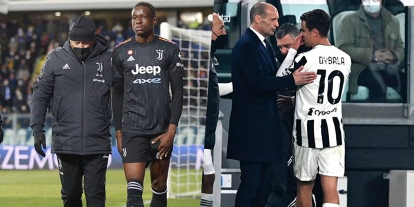 Juve, Zakaria va ko: fuori un altro. Ma Dybala spera per Firenze