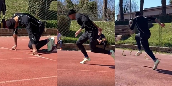 Jacobs non si ferma mai, eccolo in allenamento