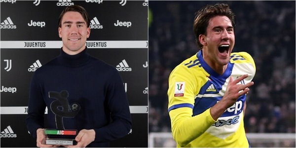 Juve, Vlahovic premiato come il miglior giocatore di febbraio dall'AIC