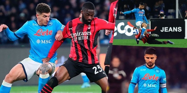 Napoli-Milan, le pagelle: Insigne stecca, Tomori è un muro
