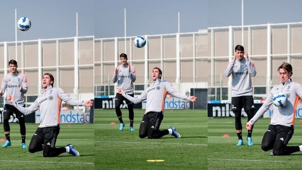 Vlahovic show in allenamento: la Juve si prepara per la Sampdoria