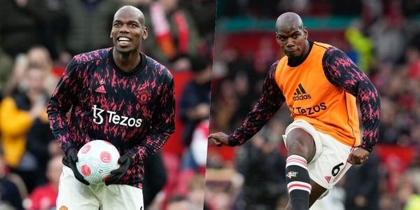 Pogba sfoggia il nuovo look in Manchester United-Tottenham