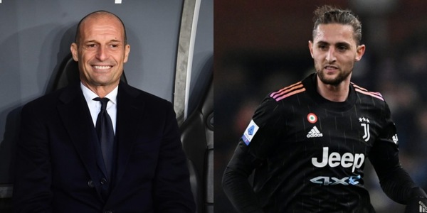 Allegri perdona Rabiot: "Hai fatto fare bella figura a Szczesny"