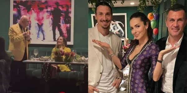 Galliani festeggia la fidanzata Helga: al party anche Ibra e Maldini!