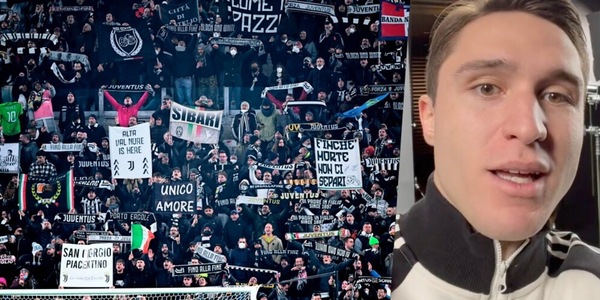 Juve-Villarreal, Chiesa carica compagni e tifosi: "Fino alla fine"