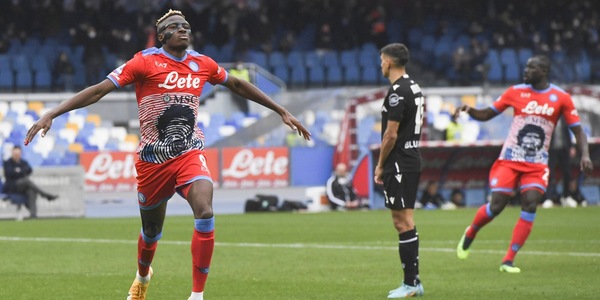 Napoli-Udinese 2-1, Osimhen fa sognare Spalletti