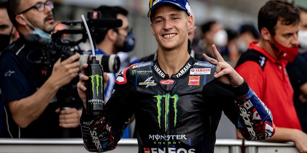 MotoGP Indonesia, Quartararo: “Buon secondo posto sul bagnato"