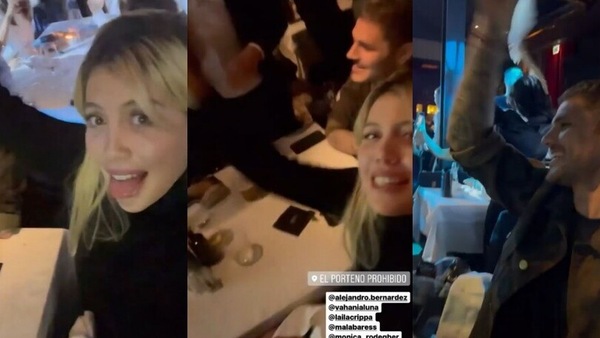 Icardi e Wanda Nara a Milano: si scatenano con "Volare"