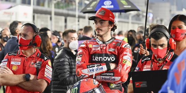 MotoGp, Bagnaia: "La gara? Non si sa nulla. Non sarà un weekend semplice"
