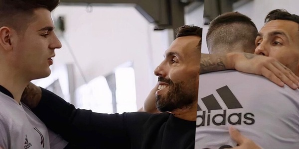 Juve, Morata riabbraccia Tevez: "Giocatore e persona molto speciale"