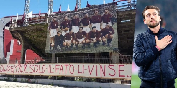 Superga, Marchisio omaggia il Grande Torino: "Gli eroi sono invincibili, per sempre!"