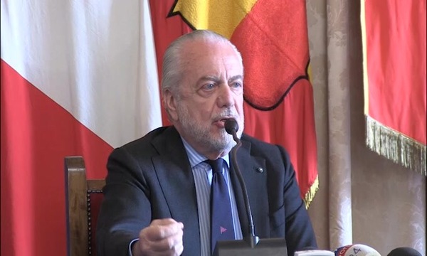 De Laurentiis: "Lo stadio sarà bellissimo"