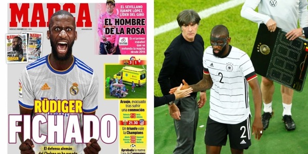 Marca: "Rudiger è del Real Madrid! Annuncio dopo la finale di Champions"