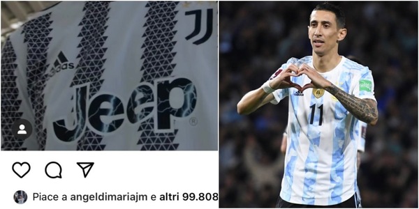 Juve, sorriso Di Maria: like alla nuova maglia sui social