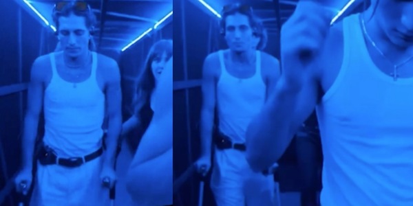 Maneskin, l'arrivo in stampelle di Damiano all'Eurovision