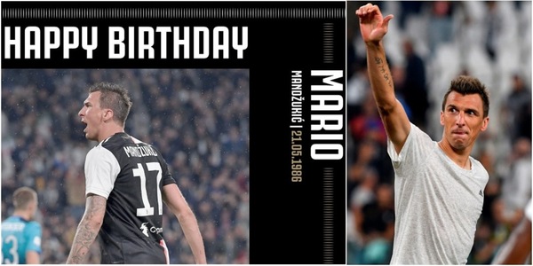 Juve, gli auguri a Mandzukic: “Buon compleanno”