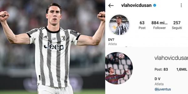 Vlahovic toglie il numero 7 da Instagram: arriva il cambio di numero sulla maglia?
