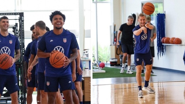Pogba-Juve a canestro, McKennie lo sfida a basket FOTO