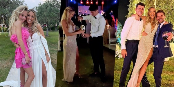 Morata e Alice, festa a Venezia per l'anniversario di matrimonio