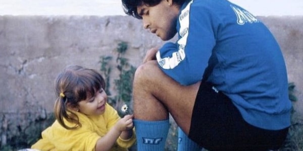 Dalma e quella foto con papà Maradona che fa battere il cuore