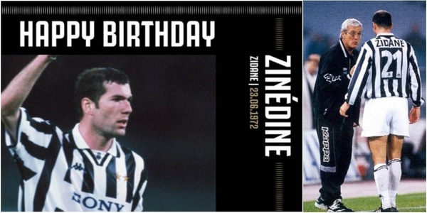 Juve, gli auguri a Zidane: "Buon compleanno Zizou"
