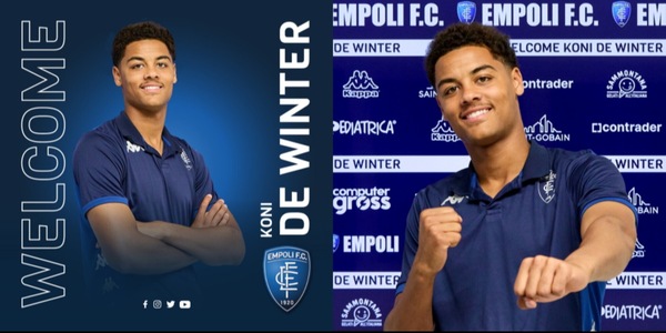 Juve, De Winter in prestito all'Empoli: ora è ufficiale