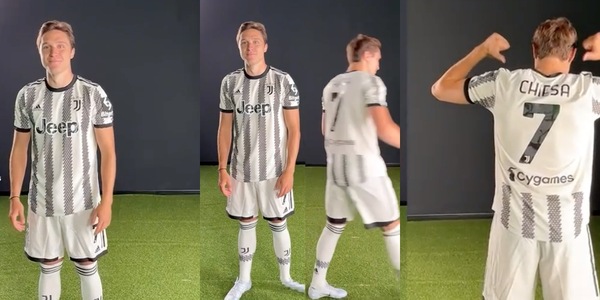 Chiesa e la prima volta con la maglia numero 7 della Juve