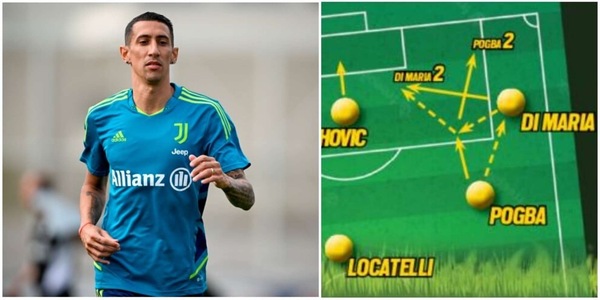 Juve, Di Maria esalta Allegri: le giocate con Vlahovic e Pogba FOTO