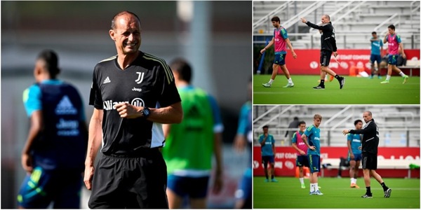 Juve, gli allenamenti made in Allegri: "Sì, sul piede giusto! E il gioco va veloce"