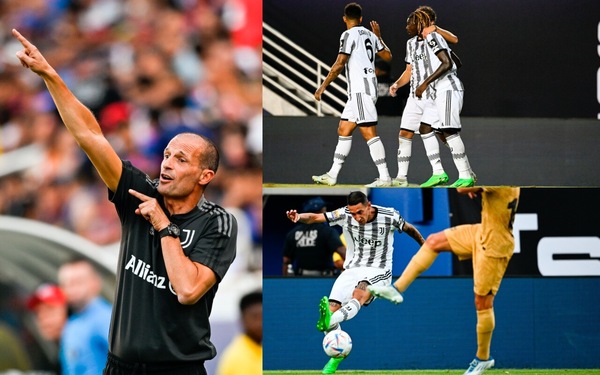 Juve, Kean e Di Maria show a Dallas contro il Barcellona