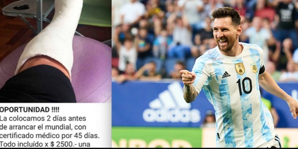 Argentina: annunci di gessi finti per non perdersi il Mondiale